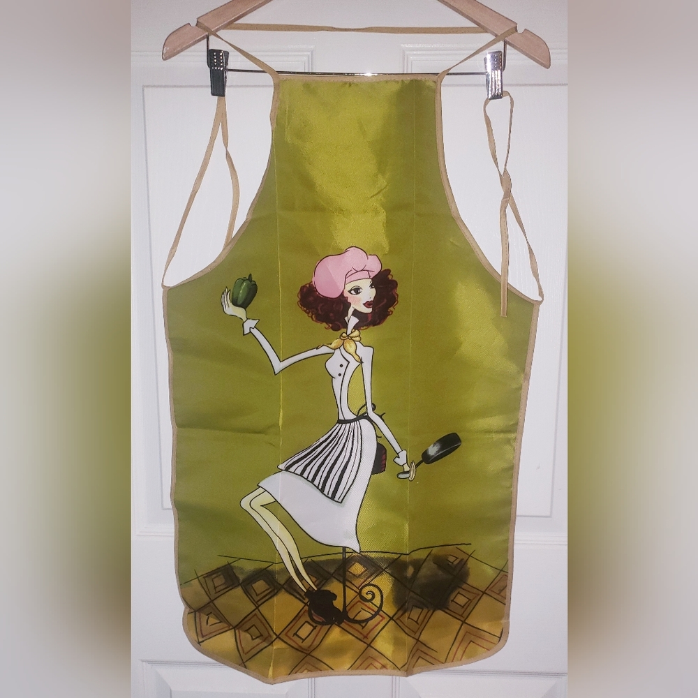 Set Of "Woman In The Kitchen" Cooking Aprons - Picture 6 of 7